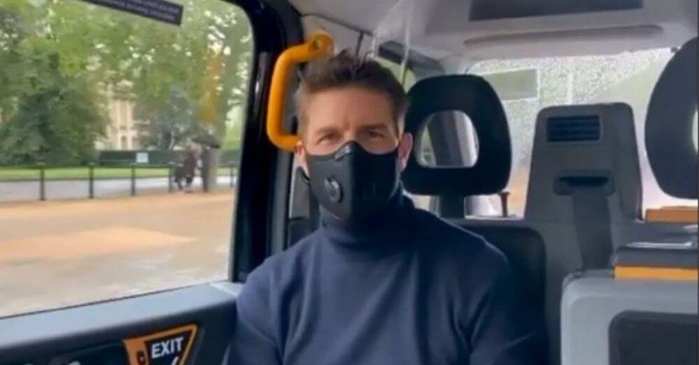 Ο Τομ Κρουζ με μάσκα στην πρεμιέρα της ταινίας 
