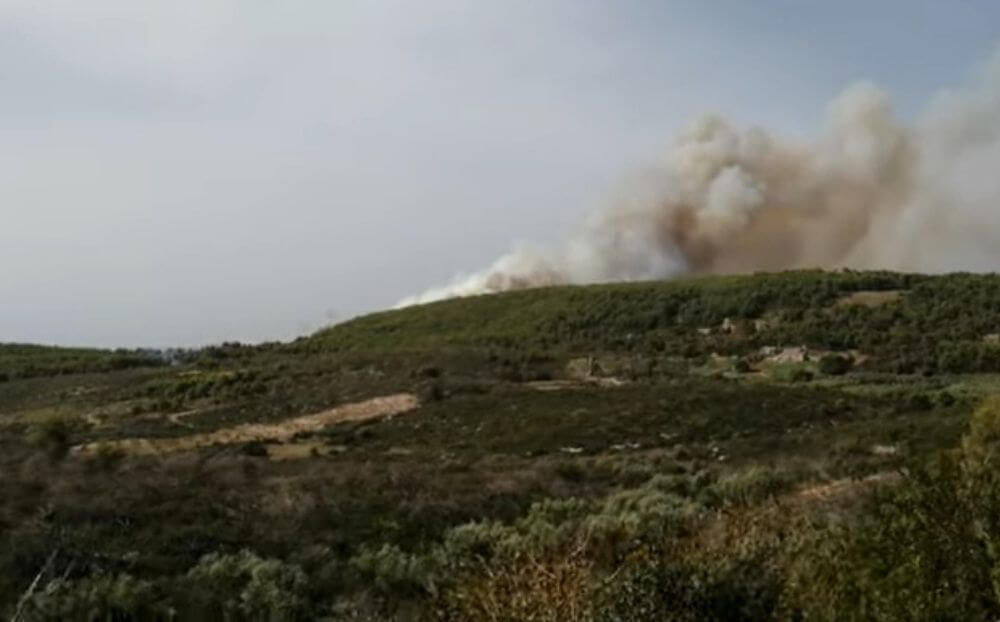 Ζάκυνθος: Μεγάλη φωτιά κοντά στο Ναυάγιο! Δείτε βίντεο